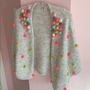 Cat + Jack Pom Pom shawl - sz s/M